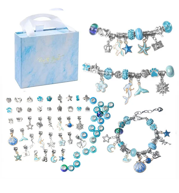 (🌲Early Christmas Sale)🎉The Best Gift For Children-🎀DIY Gorgeous Bracelet Set