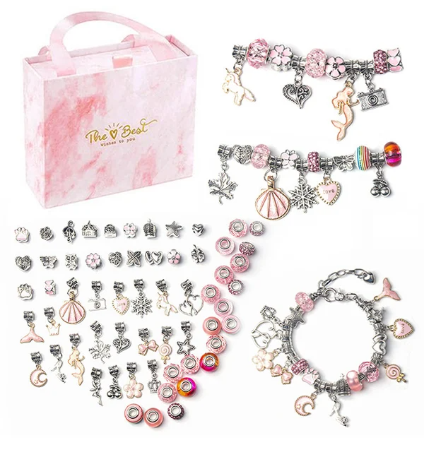 (🌲Early Christmas Sale)🎉The Best Gift For Children-🎀DIY Gorgeous Bracelet Set