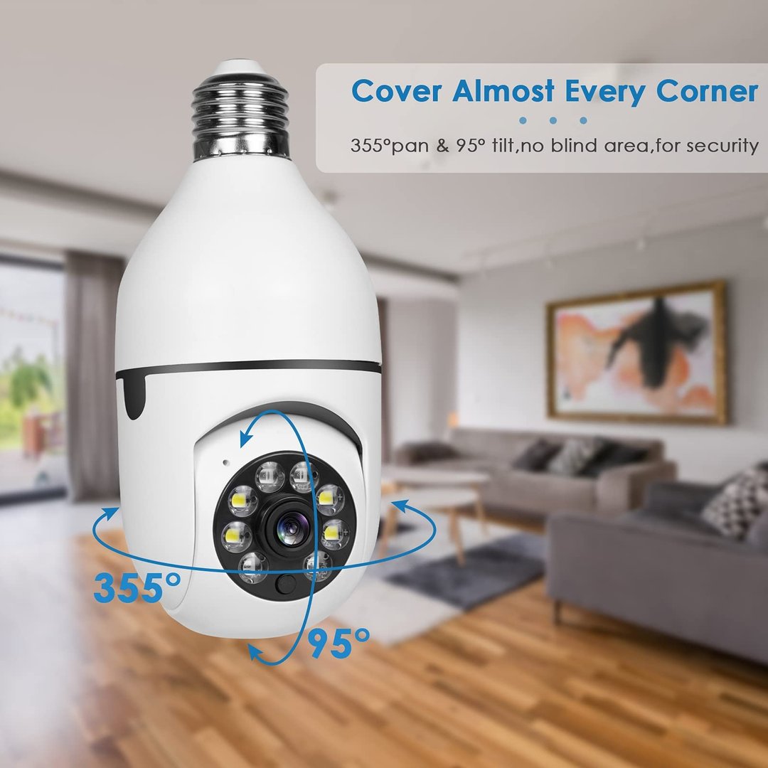 š„Last Day Promotionš„-Wireless Wifi Light Bulb Camera Security Camera