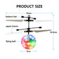 Toys Sensor Flying Ball with LED Disco ball Luminous Electronic Infrared Induction Aircraft RC Helicopter for Gift